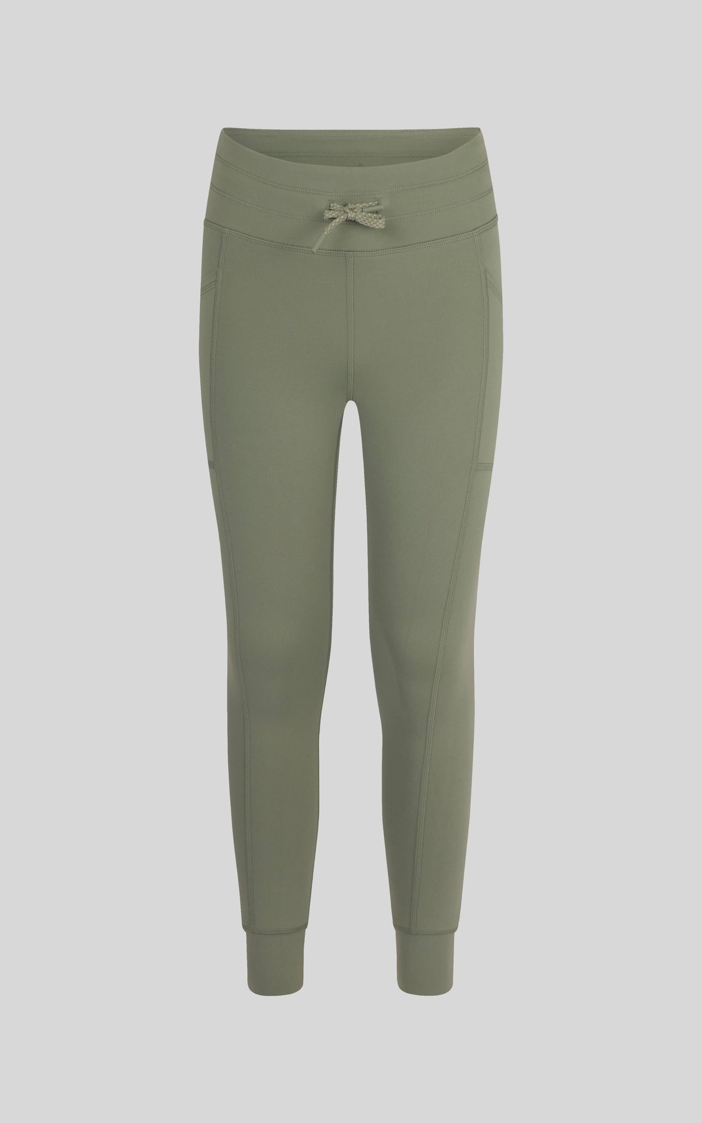 Lux Cuffed Jogger with Pockets - Green
