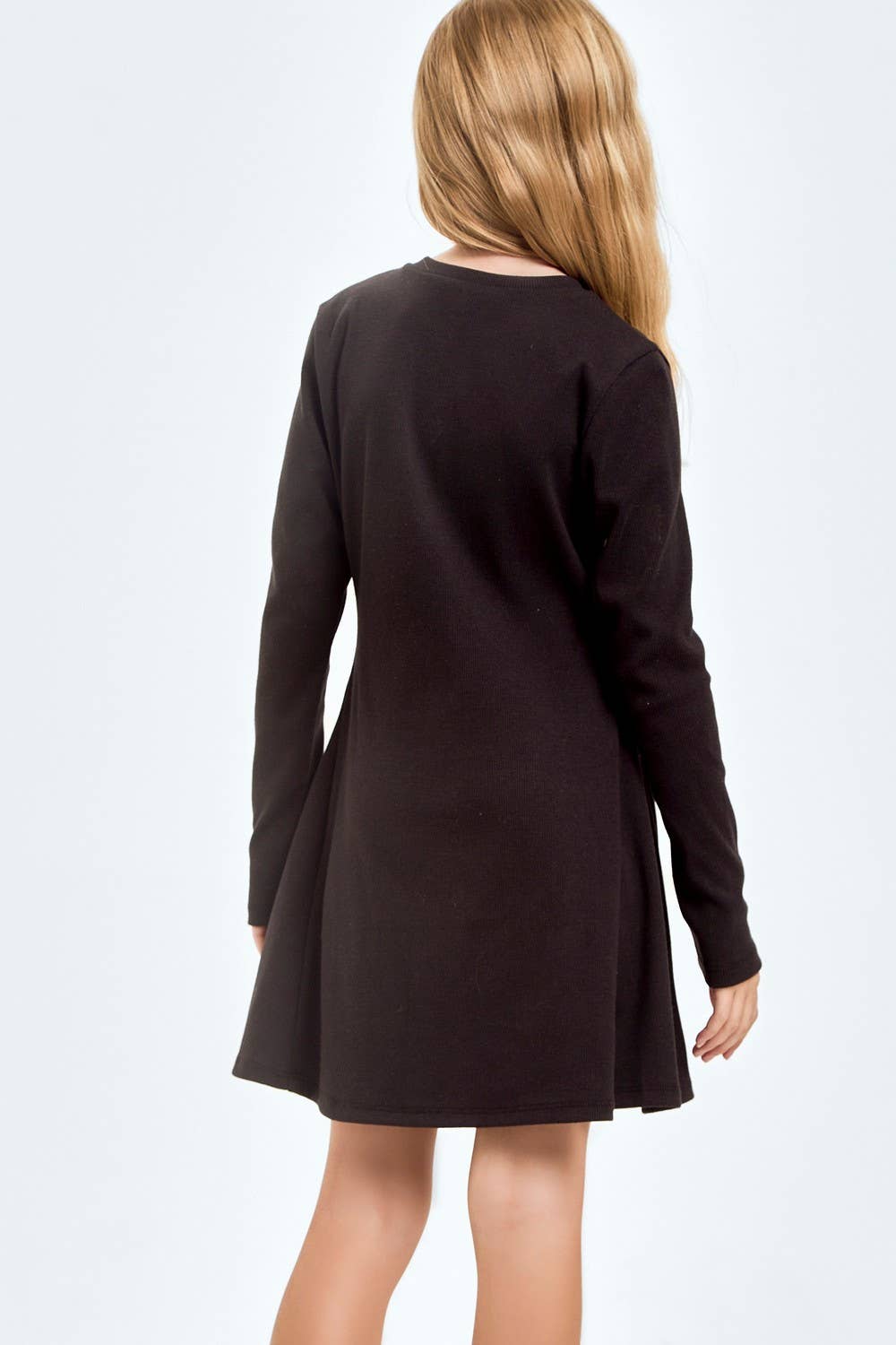 Cotton Knit Flare Dress - *MULTIPLE COLORS*