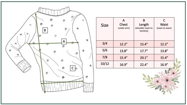 Kids Rust Pom Pom Fall Winter Scalloped Crew Neck Sweater