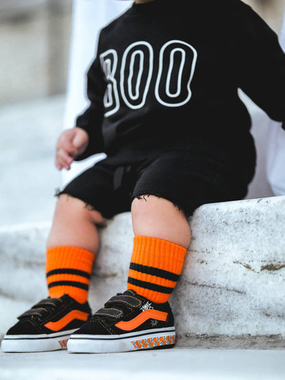 BOO | Kids Fall + Halloween Sweatshirt
