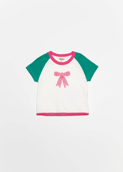 Baby Spice Tee: Carmine Rose