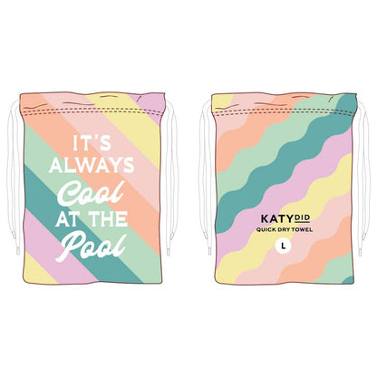 It's Always Cool At The Pool Quick Dry Towel