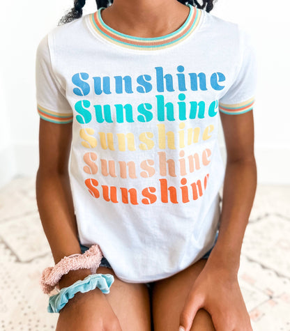 Sunshine, Sunshine, Sunshine Ringer Tee