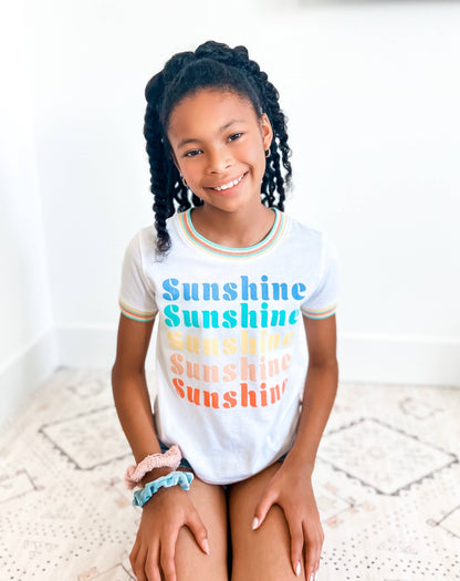 Sunshine, Sunshine, Sunshine Ringer Tee