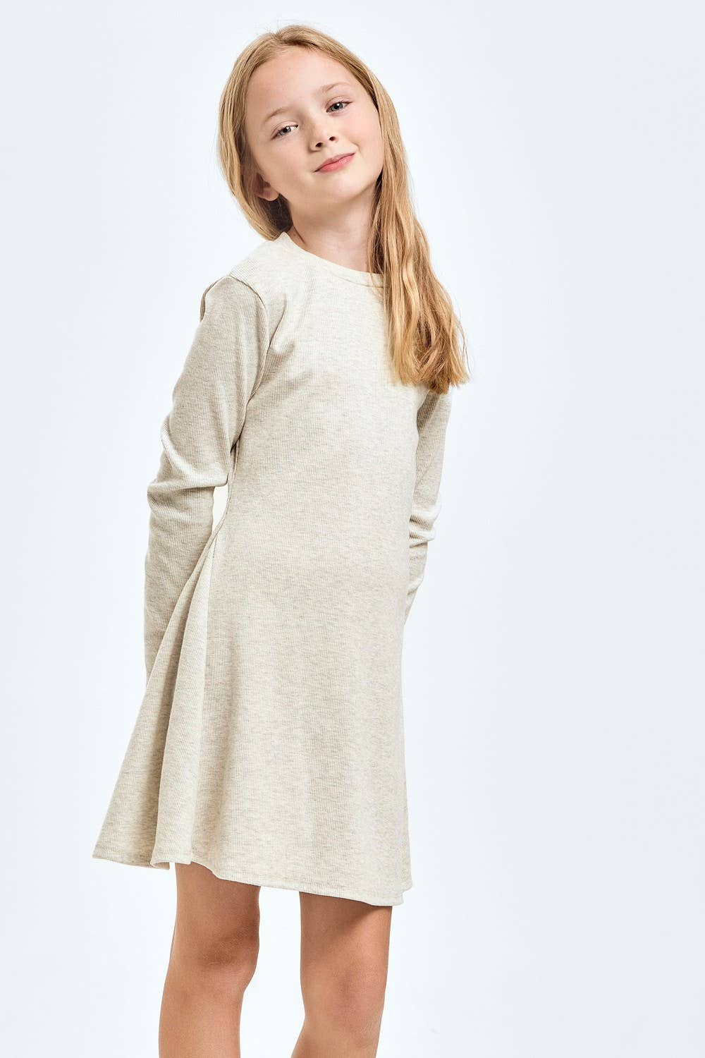 Cotton Knit Flare Dress - *MULTIPLE COLORS*