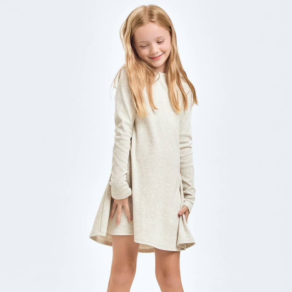 Cotton Knit Flare Dress - *MULTIPLE COLORS*