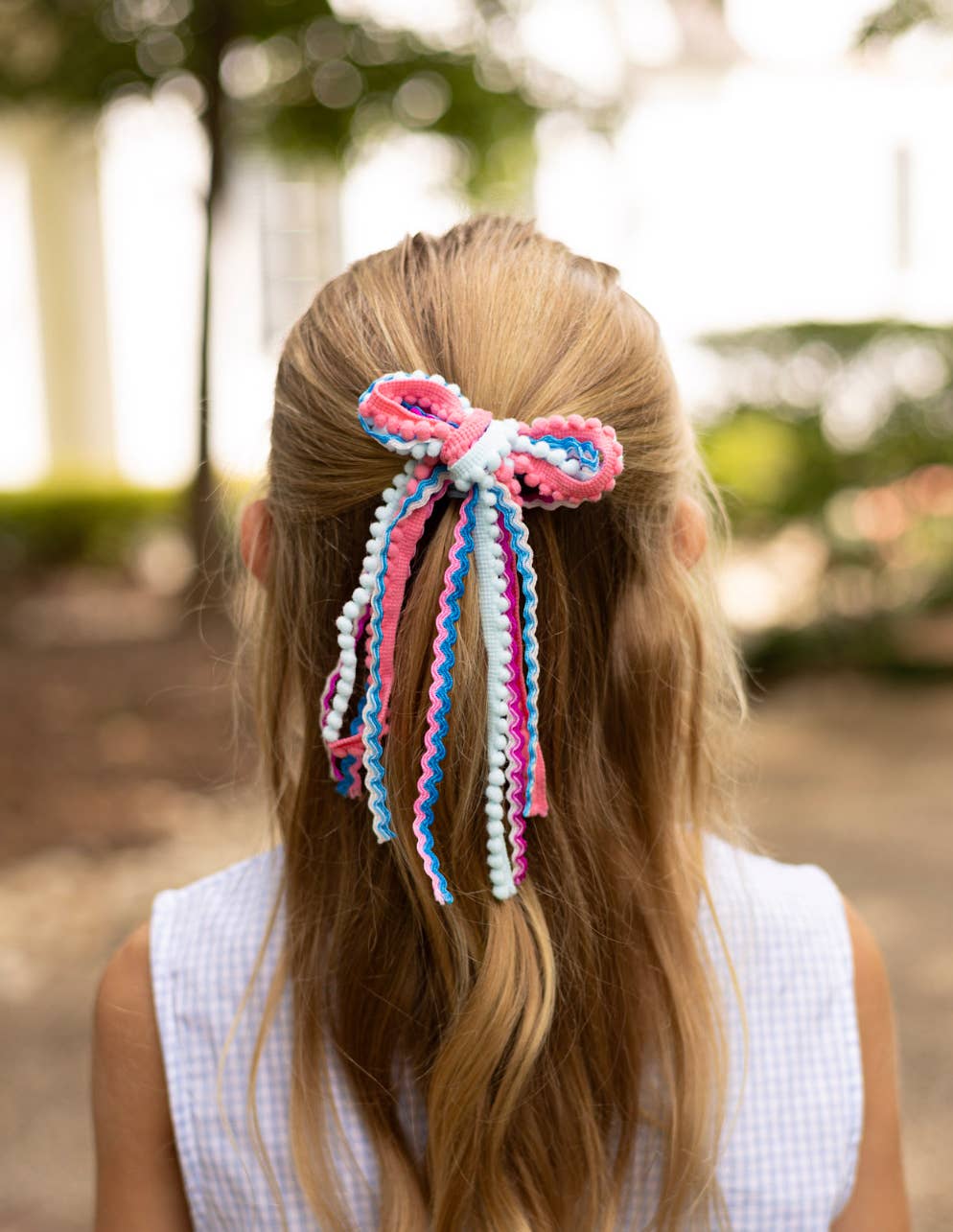 Pastel Textured Hair Bow