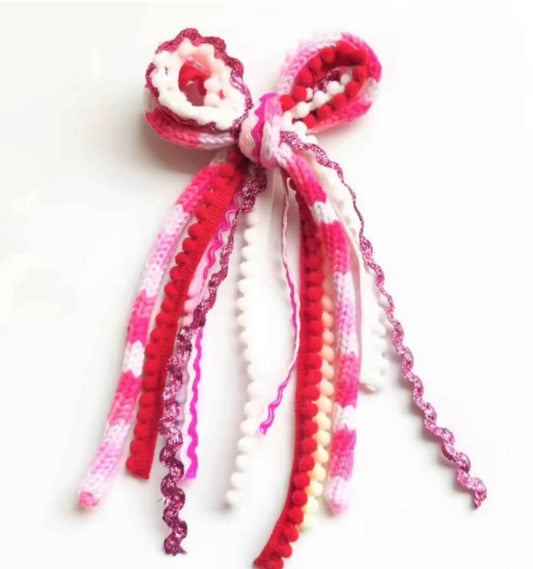 Valentine Textured Hair Bow