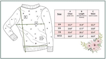 Kids Rust Pom Pom Fall Winter Scalloped Crew Neck Sweater