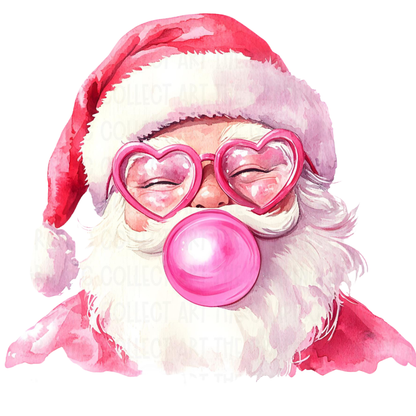 Bubbly Santa Bamboo Tee (slim fit)