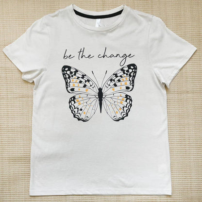 Be The Change Butterfly Tee