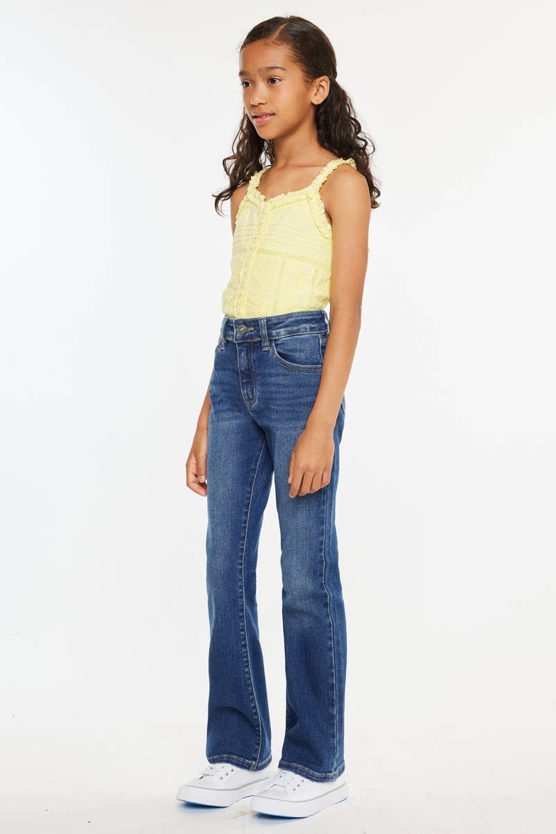 Kan Can Girls High Rise Bootcut