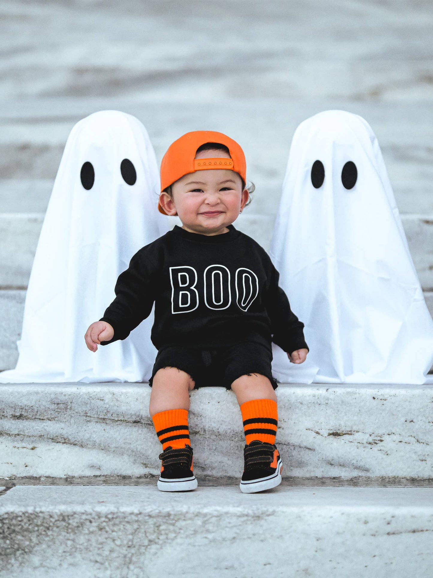 BOO | Kids Fall + Halloween Sweatshirt