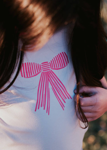 Baby Spice Tee: Carmine Rose